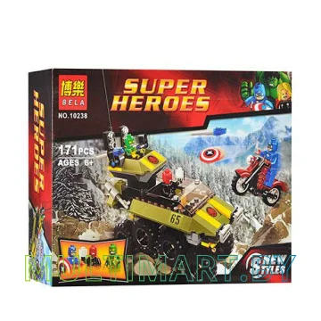 Конструктор Bela Super Heroes Капитан Америка против Гидры (10238)